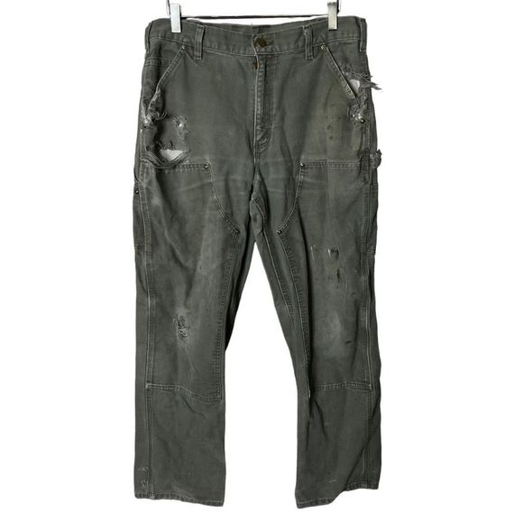 Carhartt MOS Double Knee Dungaree Fit Pants 34X32 - Picture 1 of 7
